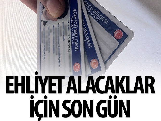 İlk defa ehliyet alacaklar için son gün 10 Eylül