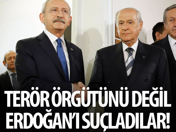 PKK'yı değil Erdoğan’ı suçladılar!