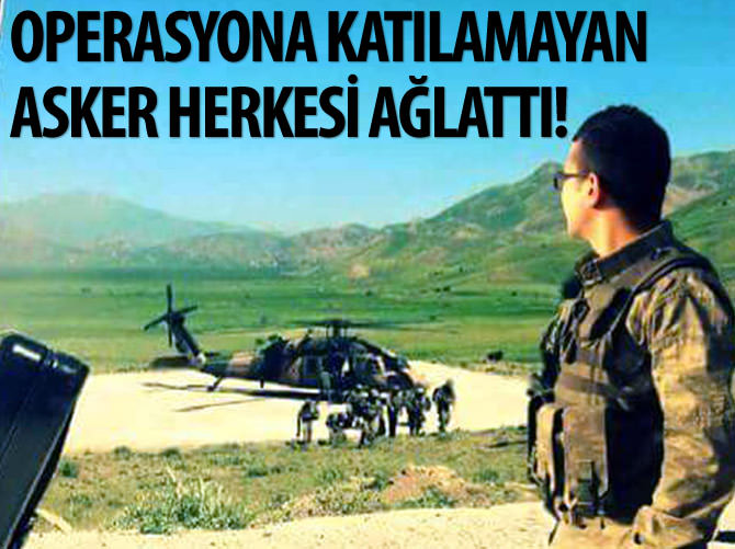 Şehit askerlerin arkadaşı ağlattı