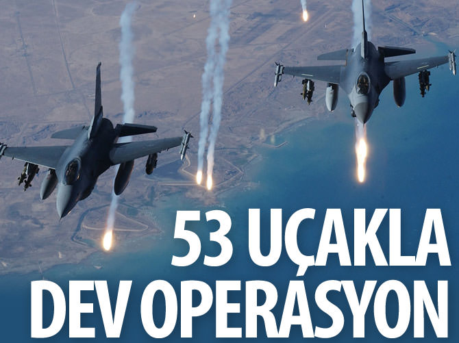 PKK'ya Kuzey Irak'ta hava harekatı