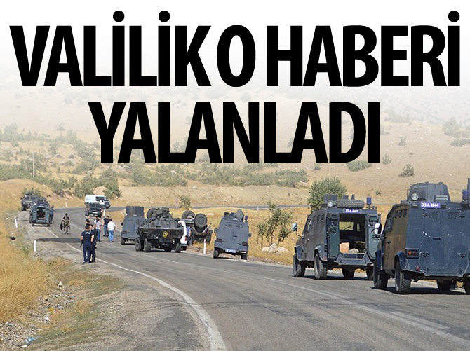 Şırnak Valiliği 3 şehit haberini yalanladı!