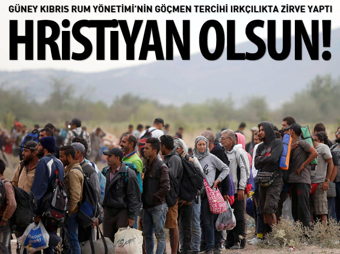 Güney Kıbrıs Rum yönetimi: Hristiyan olsun!