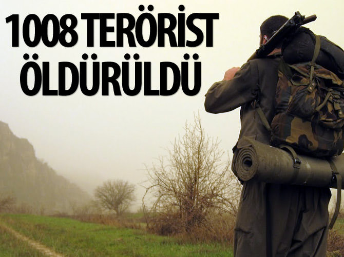 64 günde 1008 terörist öldürüldü