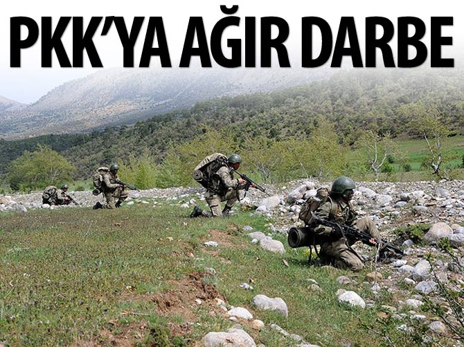 Mehmetçikten terör örgütüne ağır darbe