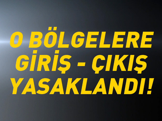 Diyarbakır'a giriş - çıkış yasaklandı