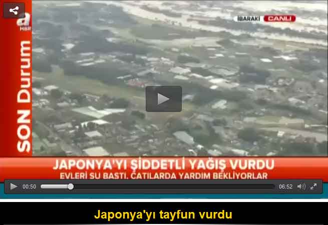 Japonya’yı tayfun vurdu