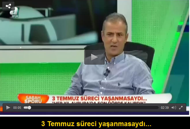 İsmail Kartal A Spor’a konuştu