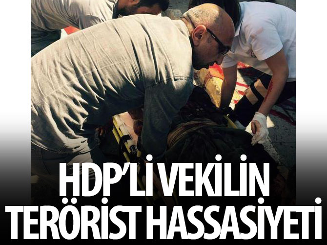 HDP'li vekiller terörist cenazesine katıldı