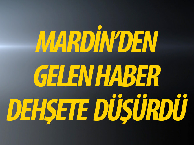 Mardin'de 20 tonluk bomba bulundu!