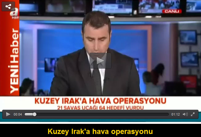 Kuzey Irak’a hava operasyonu
