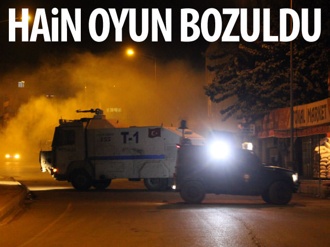 Cizre'de hain oyun bozuldu