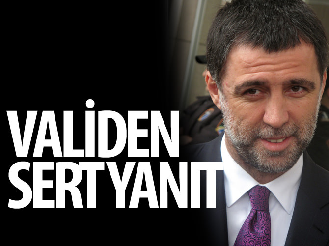 Vali'den Hakan Şükür'e sert yanıt