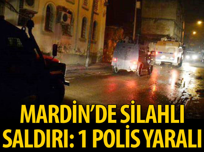 Mardin'de Hükümet Konağı'na saldırı: 1 polis yaralı