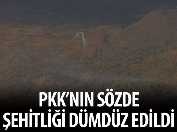 PKK'nın sözde şehitliği dümdüz edildi