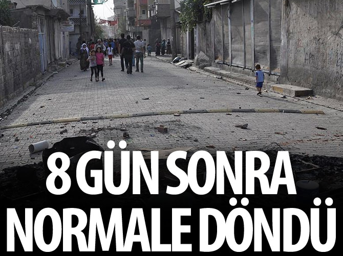 Cizre'de hayat normale döndü