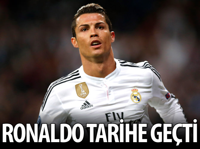 Ronaldo, Real Madrid tarihine geçti