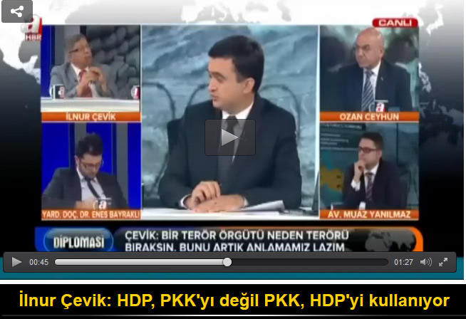 HDP, PKK'yı değil PKK, HDP'yi kullanıyor