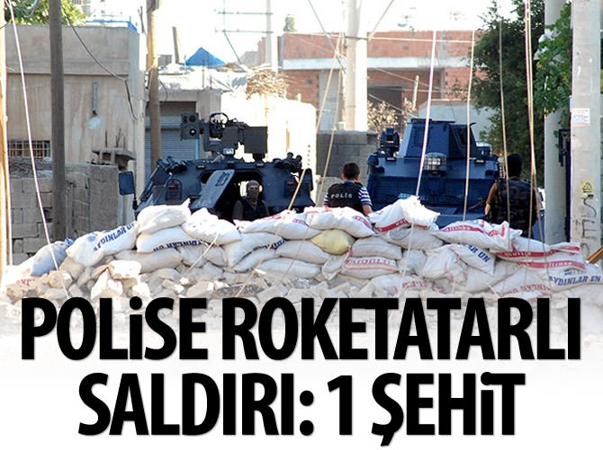 Diyarbakır'da polise saldırı: 1 şehit