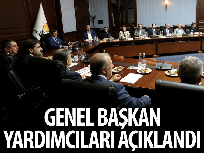 AK Parti MYK üyeleri belirlendi