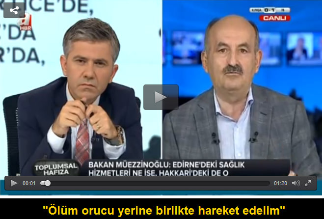 Mehmet Müezzinoğlu: Ölüm orucu yerine birlikte hareket edelim