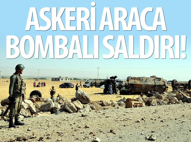 Muş'ta askeri araca bombalı saldırı