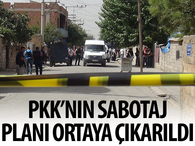 PKK'nın sabotaj planı ortaya çıkarıldı