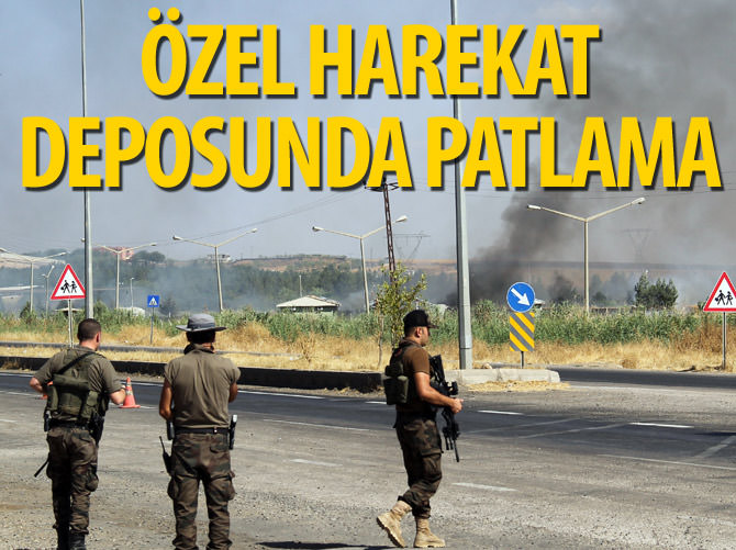 Özel Harekat mühimmat deposunda patlama