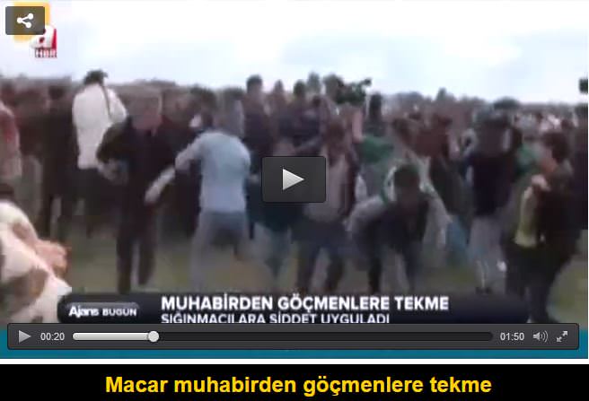 Macar kameramanın çelme taktığı sığınmacı Madrid'de