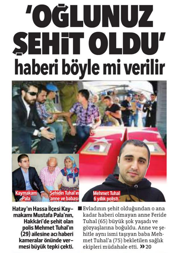 Görüntüyü çeken DHA, yayınlayan Hürriyet, suçlu hükümet! - 2