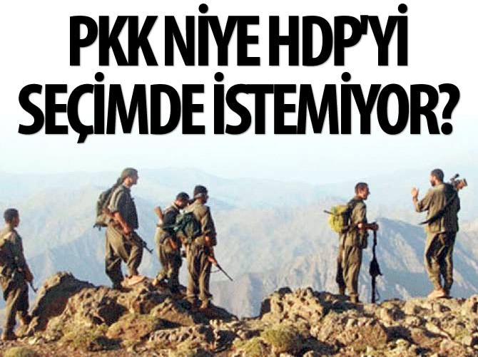 PKK niye HDP'yi seçimde istemiyor?