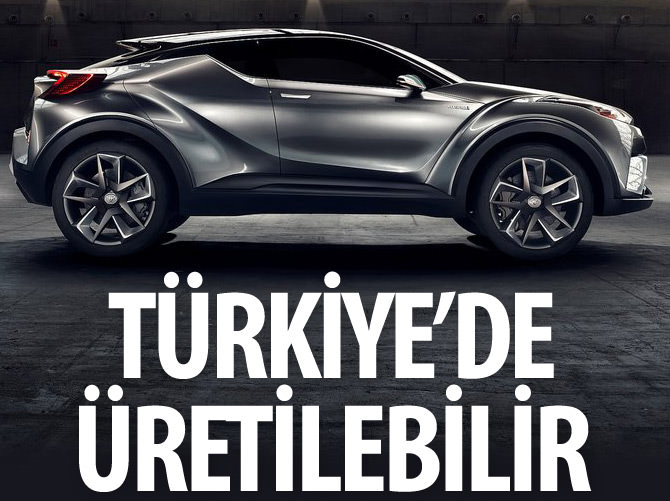 Toyota'nın konsept otomobili C-HR Türkiye'de üretilebilir