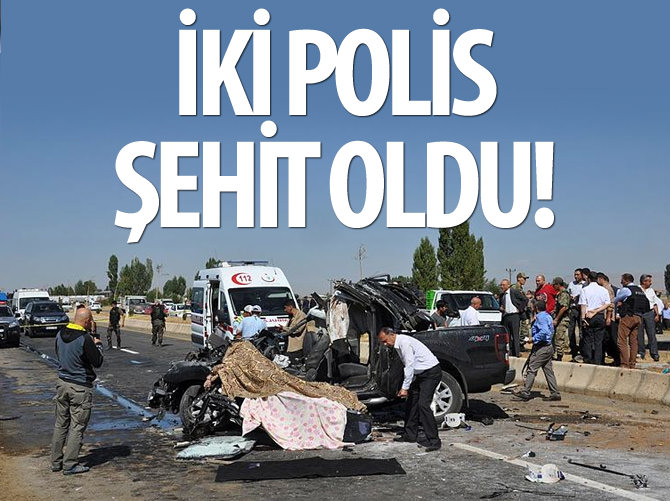 Özel harekat polislerini taşıyan araç kaza yaptı: 2 şehit