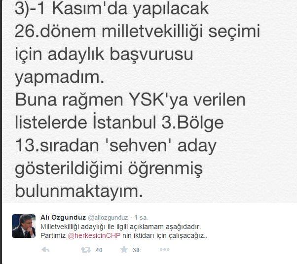 CHP'de aday skandalı - 1