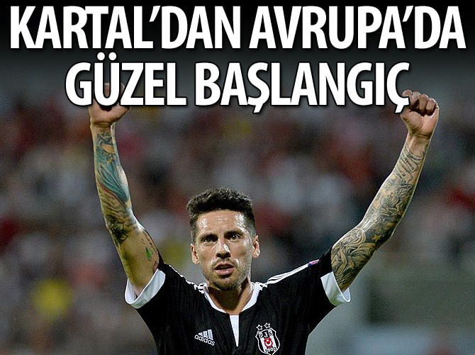 Kartal'dan Avrupa'da güzel başlangıç