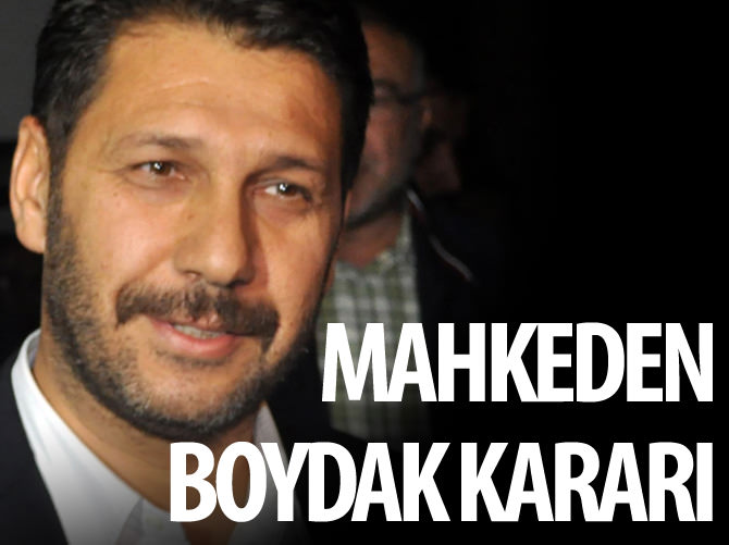 Mahkemeden Memduh Boydak kararı