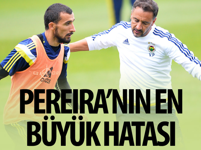 Pereira, Mehmet Topal'ı verimli kullanamıyor