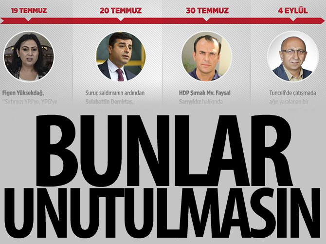 HDP ve DBP'lilerin PKK yandaşı söylem ve eylemleri