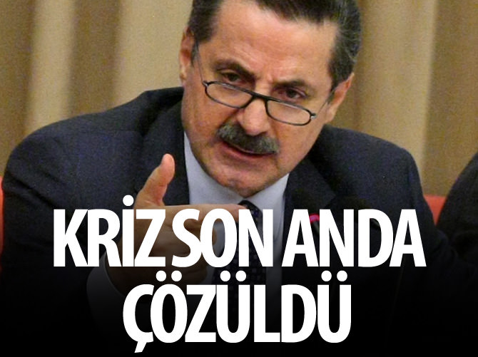 Faruk Çelik krizi çözüldü