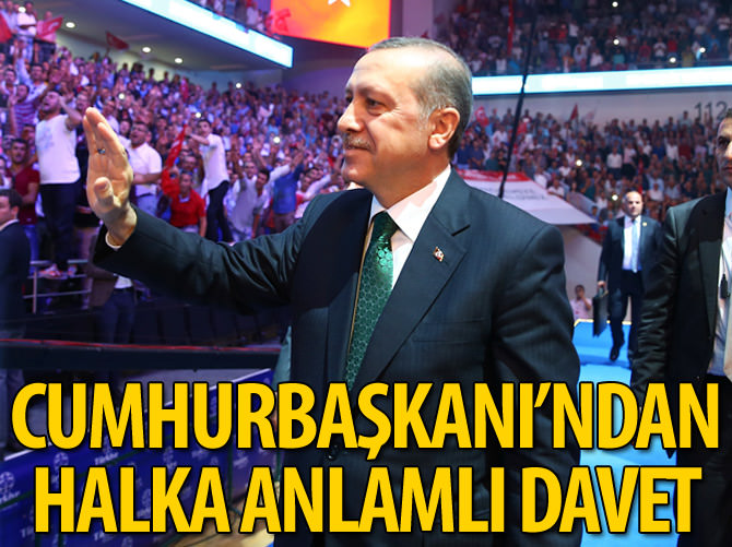 Cumhurbaşkanı Erdoğan'dan anlamlı davet
