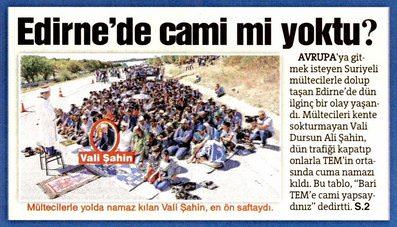 Sözcü Cuma namazından rahatsız oldu - 1