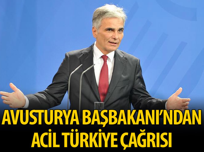 Avusturya Başbakanı'ndan Türkiye için acil yardım çağrısı