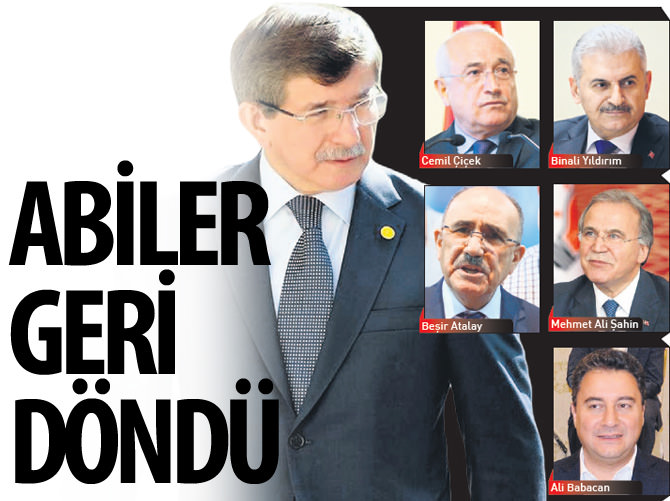 Abiler geri döndü!