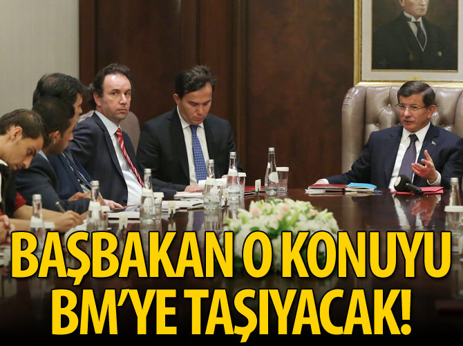 Başbakan Davutoğlu mülteciler ile görüştü