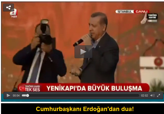 Erdoğan: Bizim mücadelemiz terör örgütüyle