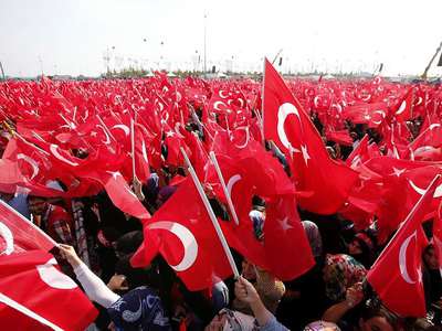Yenikapı mitinginden ilk fotoğraflar