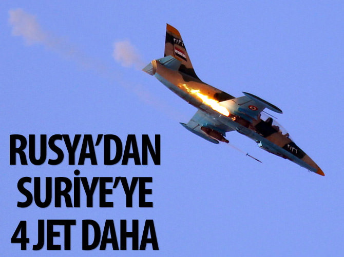 Rusya’dan Suriye’ye 4 jet daha