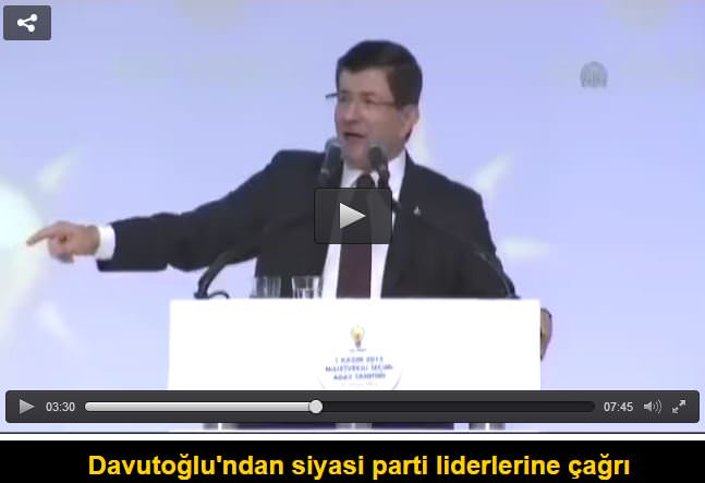 Davutoğlu, milletvekili aday tanıtımında konuştu