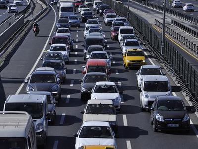 İstanbul trafiğinde Bayram yoğunluğu