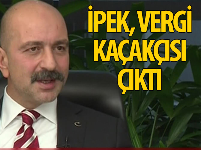 Finansör Akın İpek vergi kaçakçısı çıktı