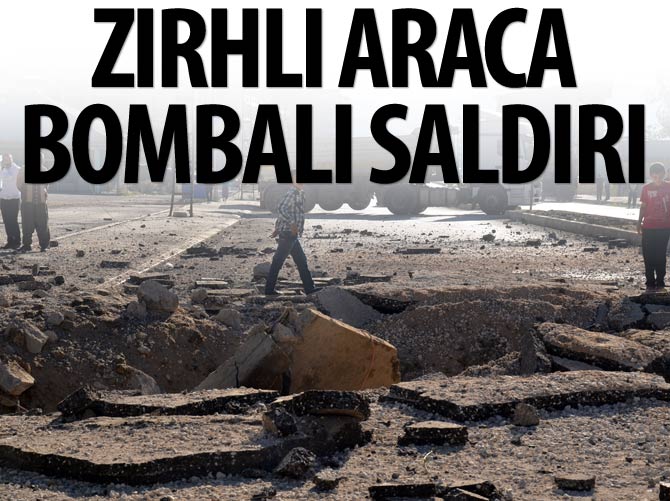 Yüksekova'da zırhlı araca bombalı saldırı